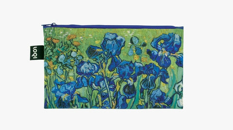 Van Gogh "Irises" Zip Pouch, small