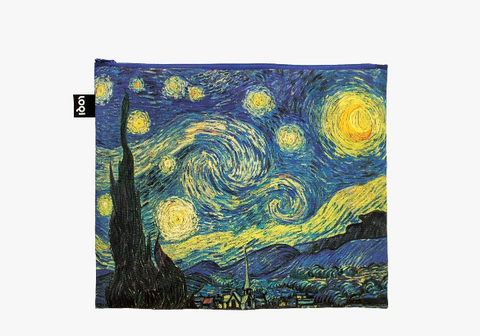 Van Gogh "The Starry Night" Zip Pouch, large