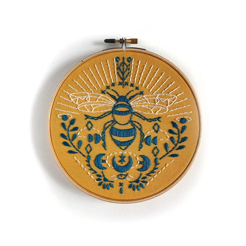 Summer Bee Embroidery Kit