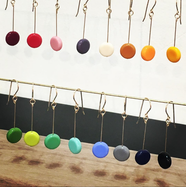 Circle Drop Earrings