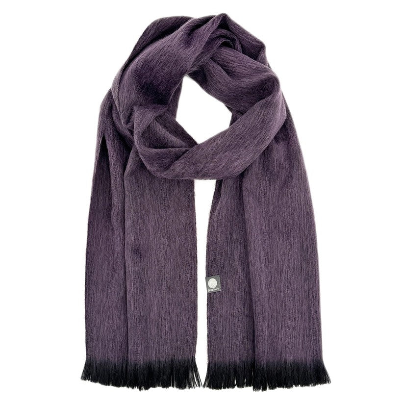 Plum Purple Alpaca Scarf