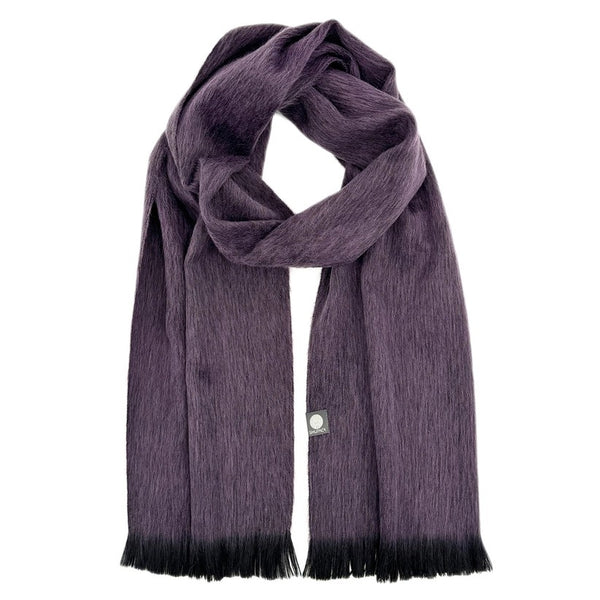 Plum Purple Alpaca Scarf