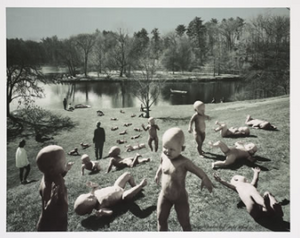 Babies at Paradise Pond, 1995, Sandy Skoglund