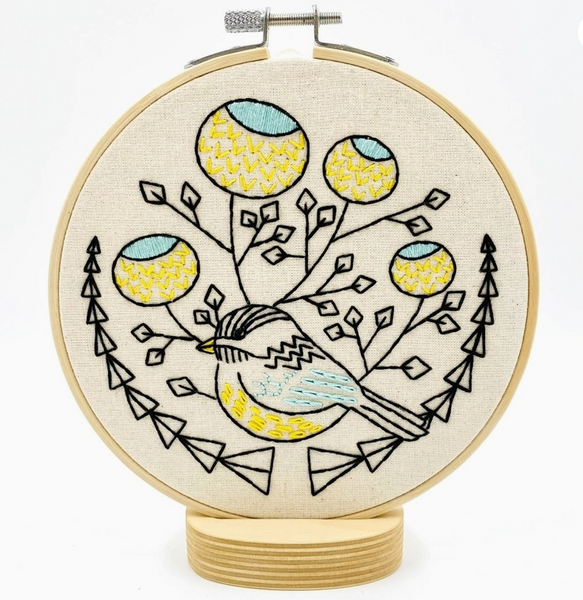 Chickadee Embroidery Kit