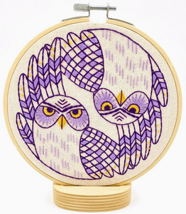 Burrowing Owls Embroidery Kit