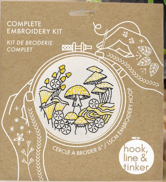 Mushrooms Embroidery Kit