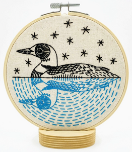 Loon Embroidery Kit