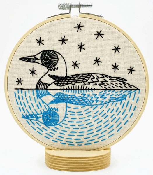 Loon Embroidery Kit
