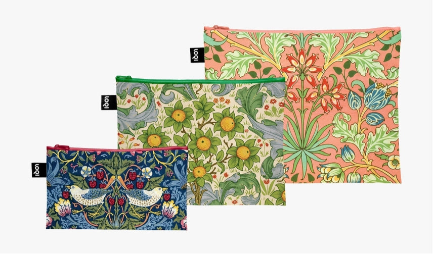 William Morris Zip Pouch, small – SCMA Shop