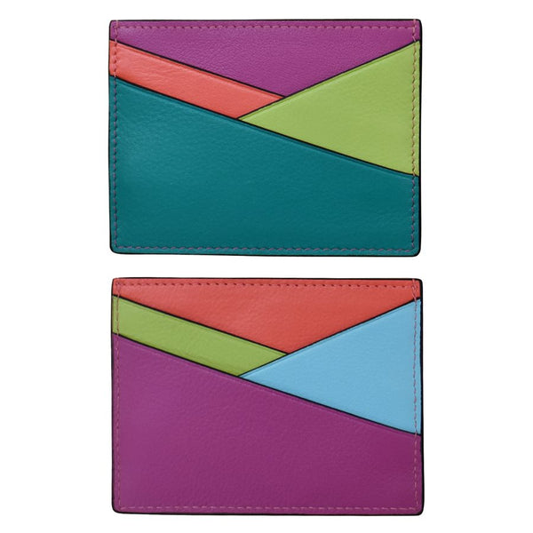 Asymmetric Card Holder, various color options