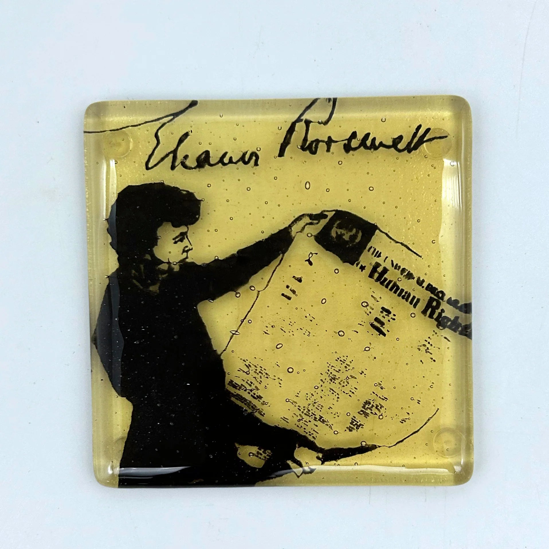 Eleanor Roosevelt Glass Tile & Coaster