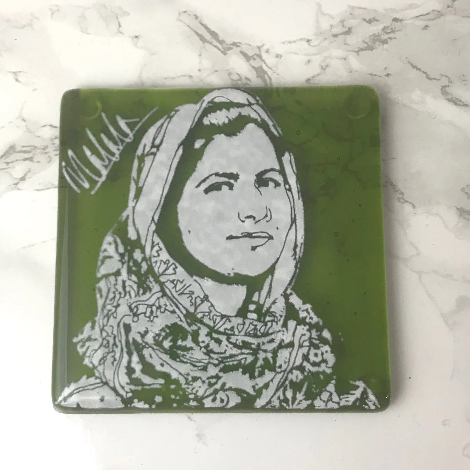 Malala Glass Tile & Coaster