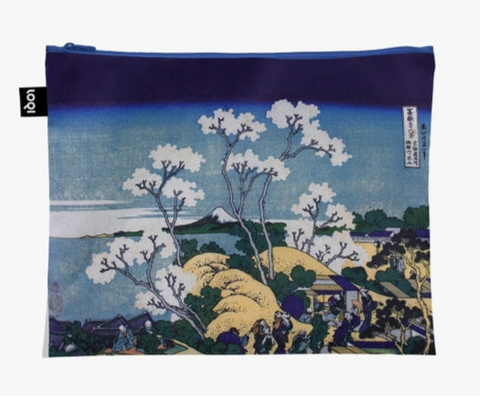 Hokusai Zip Pouch, large