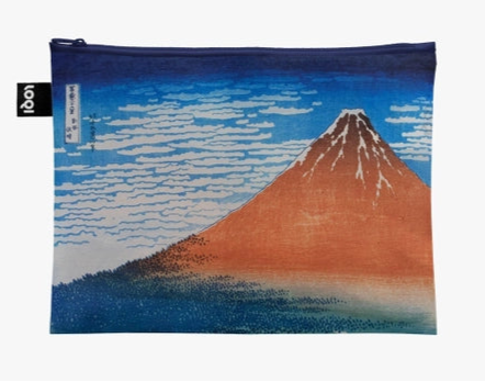 Hokusai Zip Pouch, medium