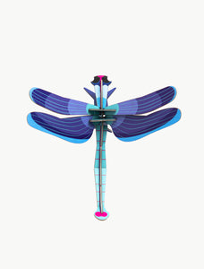 Sapphire Dragonfly Wall Art