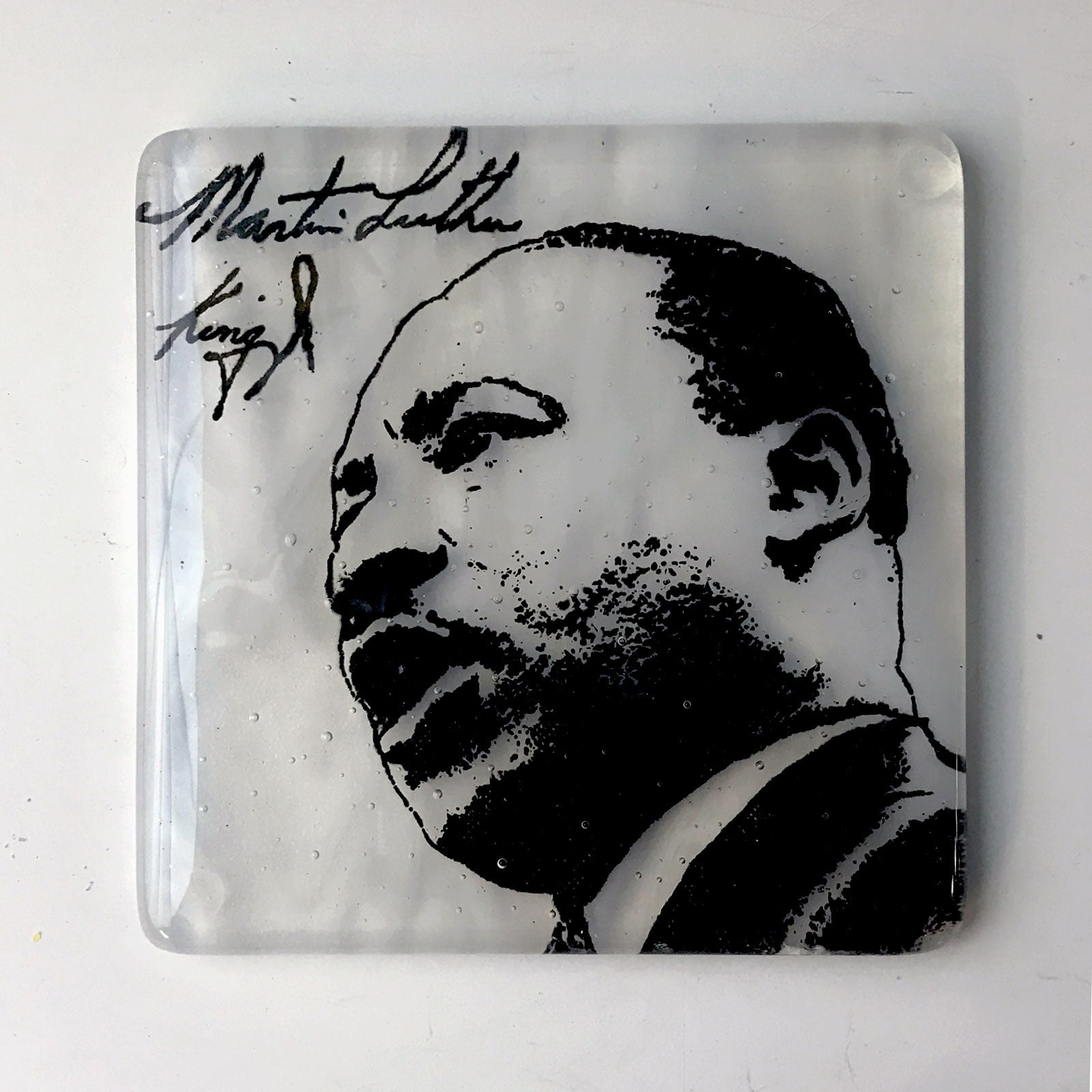 Dr. Martin Luther King Glass Tile & Coaster