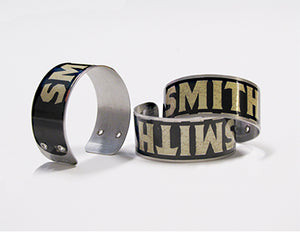 cuff band bracelet metal aluminum flexible hand made handmade scma smith college museum of art