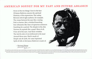Terrance Hayes Barry Moser broadside print poem poetry center face scma smith college museum of art