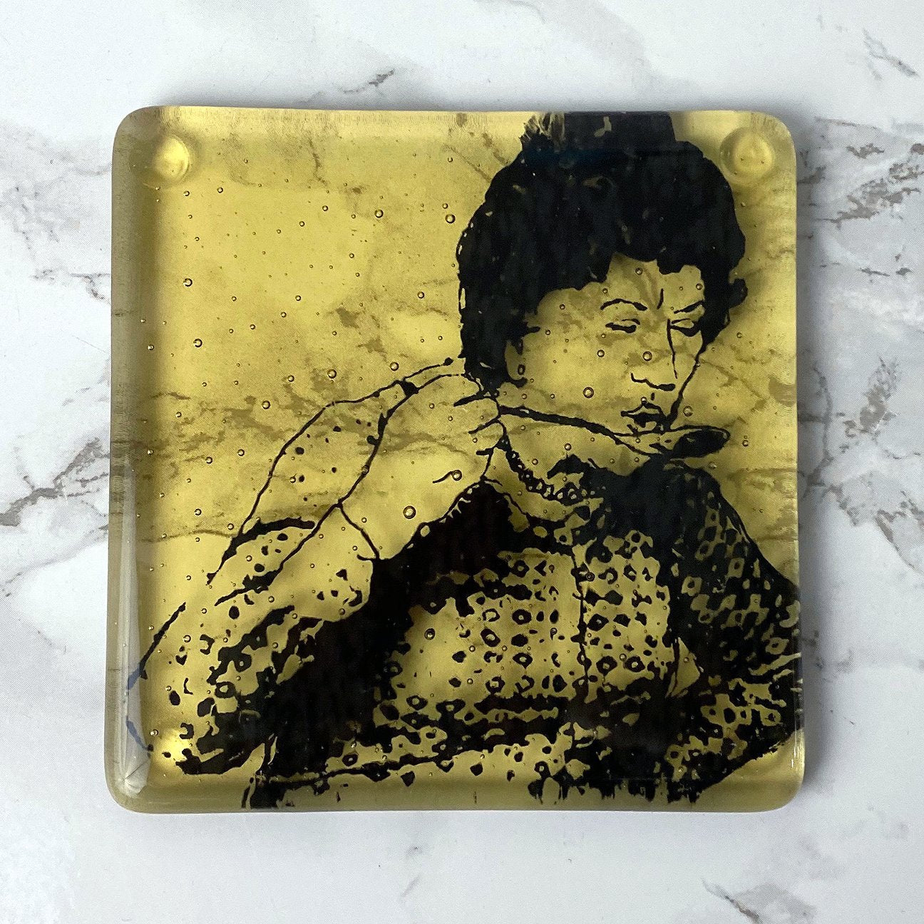 Julia Child Glass Tile & Coaster
