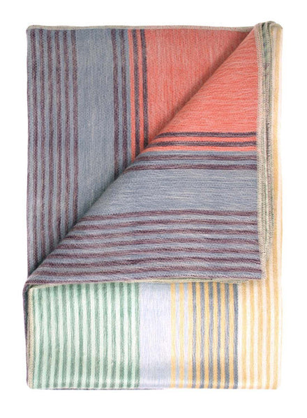 Deco Stripes Alpaca Throw Blanket