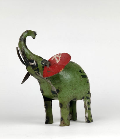 Elephant of Up-cycled Metal